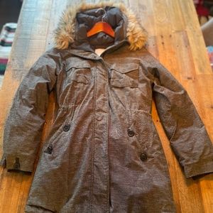 Aritzia Community Parka in heather grey